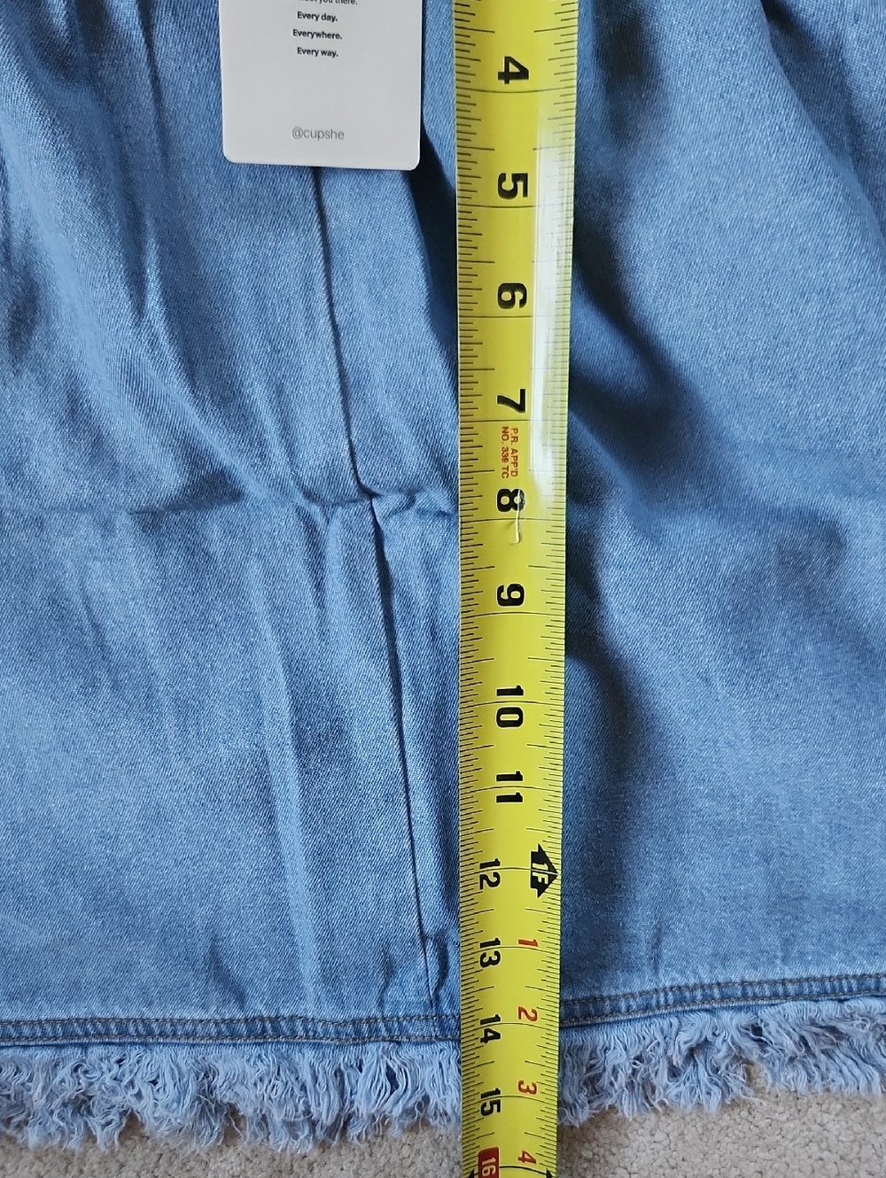 Blue Mini Skirt - XL - Picture 8 of 8